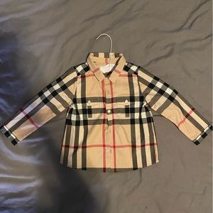 BURBERRY boys dress shirt SOLD
